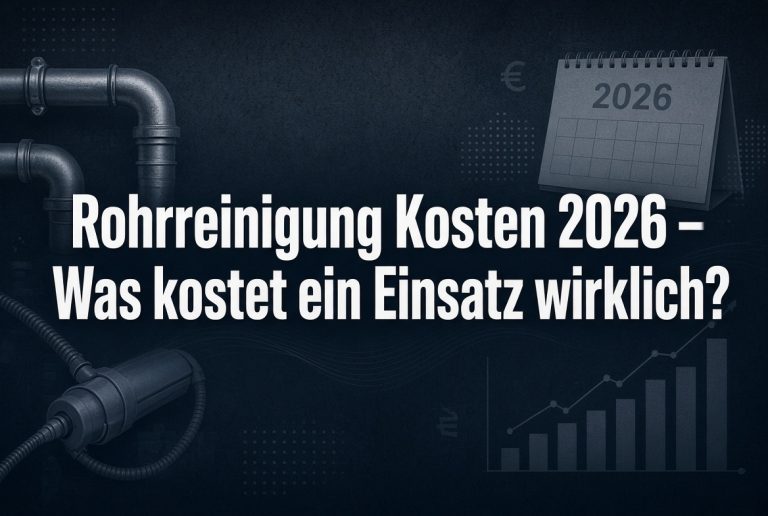 Rohrreinigung Kosten 2026