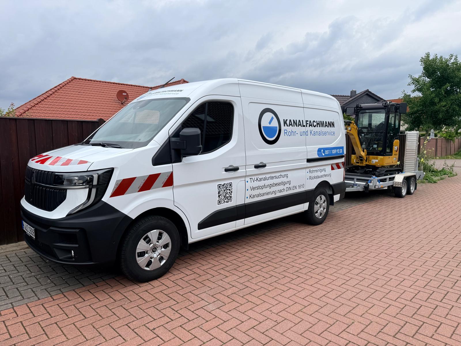 Kanalfachmann Fahrzeug - Rohrreinigung Ronnenberg